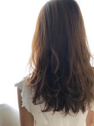 セミロング カラー パーマ 🎁無料カットカラー 📷撮影モデル募集✨のヘアスタイル