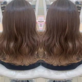 ミディアム 🩵波巻き/ツイスパ HARU💎のヘアスタイル