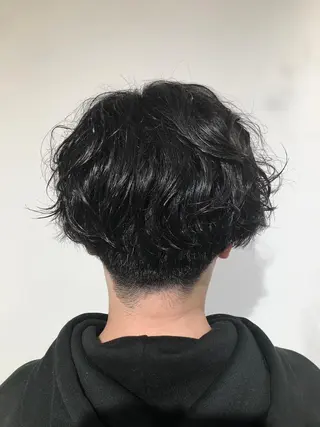ショート パーマ メンズ 高橋 英彦のヘアスタイル