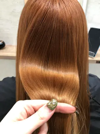 ロング カラー 武田 和子のヘアスタイル