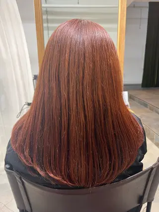 セミロング カラー sayaka / 本陣モデル募集中！のヘアスタイル