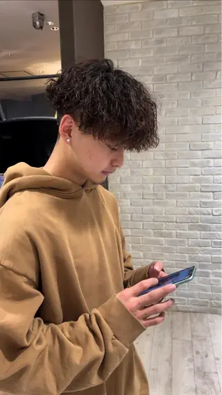 ショート パーマ メンズ 【メンズ特化美容師】 🐍NAO🐍のヘアスタイル