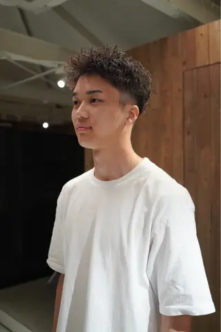 ショート パーマ メンズ スパイキーショート /パーマ/山本孝明のヘアスタイル