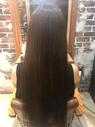 ロング カラー 藤木 雅俊のヘアスタイル