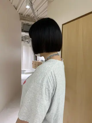 ミディアム 田中 樹奈のヘアスタイル