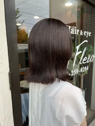 ミディアム 立野 希沙のヘアスタイル