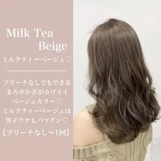 ミディアム カラー ヘアアレンジ 🌼原宿JUICE／ official🌼のヘアスタイル