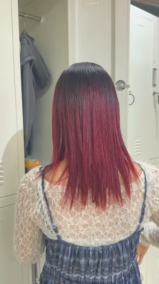 カラー 韓国レイヤー 🎀ダブルカラーのヘアスタイル