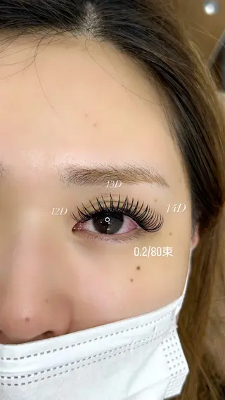 マツエク・マツパ アイラッシュ アトリエBONOのマツエク・マツパデザイン