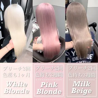 ロング カラー ダブルカラー特化💍 tiam💍韓国ヘアのヘアスタイル