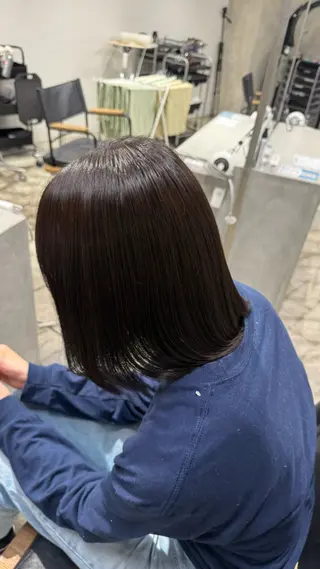 ミディアム カラー 山本 彩美香のヘアスタイル