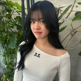 ロング カラー ヘアアレンジ Mizobe misakiのヘアスタイル