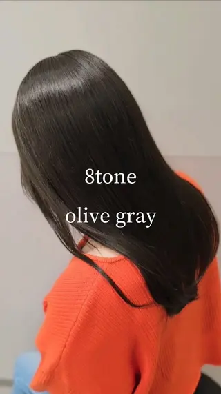 ミディアム カラー 縮毛矯正をしている人 のためのカラーのヘアスタイル