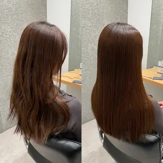セミロング 髪質改善ヘアケア 艶髪特化/上田のヘアスタイル