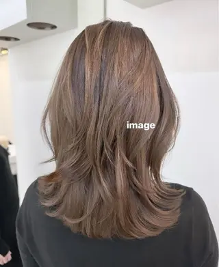 ミディアム 髪質改善ストレート Airi🪽🫧のヘアスタイル
