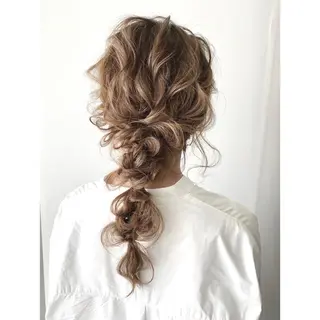 セミロング ヘアアレンジ 💎lino _by _ACNE💎 🧸のヘアスタイル