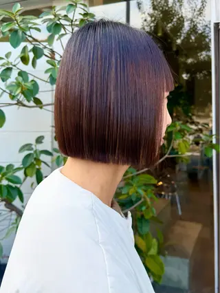 ショート 角岡 真帆のヘアスタイル