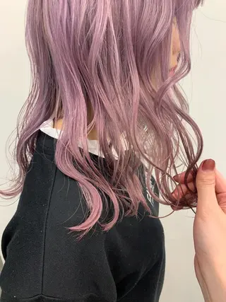 ロング カラー leben serikaのヘアスタイル