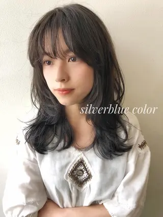 セミロング ✨透明感ケアカラー✨ 長野ゆきなのヘアスタイル