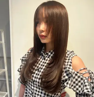 ロング 🤡暖色レイヤー 🤡みさきのヘアスタイル
