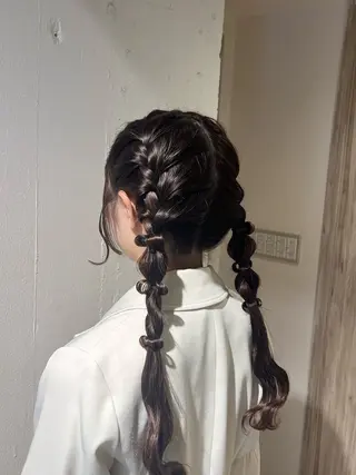 ヘアアレンジ ᴛᴏᴍᴏᴋᴀ / ᴄʜᴇʀɪのヘアスタイル