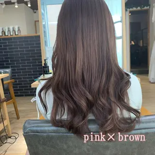 ロング レイヤーカット 🌿透け感カラーのヘアスタイル