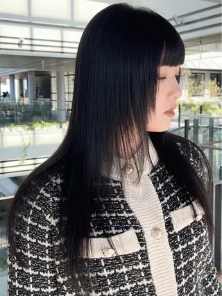 セミロング 園田 渉 ◤SHIKIO◢のヘアスタイル