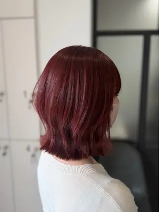 ミディアム カラー Dia ‎ アキヨシ ミユのヘアスタイル