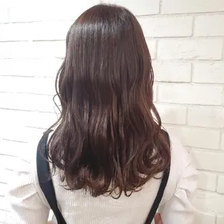 セミロング カラー パーソナルカラー 診断🍀マリンのヘアスタイル