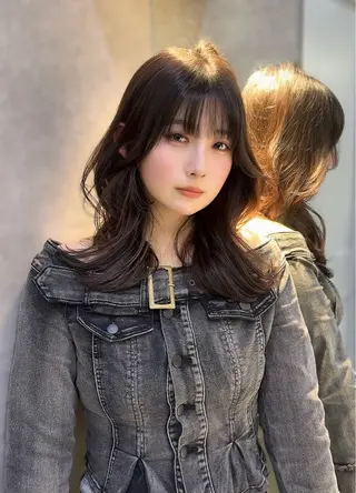 セミロング レイヤー/韓国/ 髪質改善/大石晴也のヘアスタイル