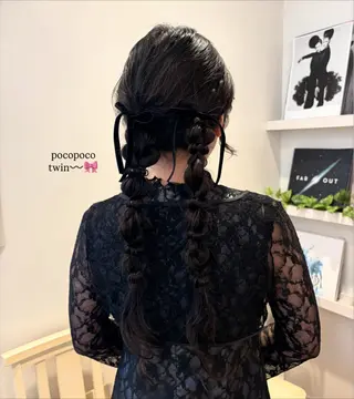 ロング ヘアアレンジ Marin 🦢🩵のヘアスタイル