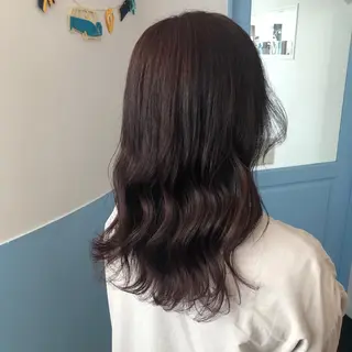 セミロング つばた みゆ🦋のヘアスタイル