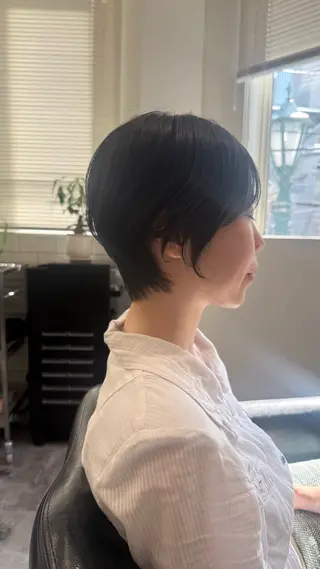 ショート バレイヤージュモデル 募集👒ヨンスクのヘアスタイル