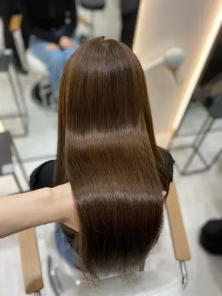 ロング カラー 艶髪・透明感カラー・ 韓国ヘア・Yuriのヘアスタイル