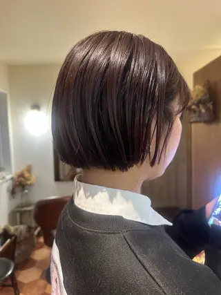 ショート かつやま めいのヘアスタイル