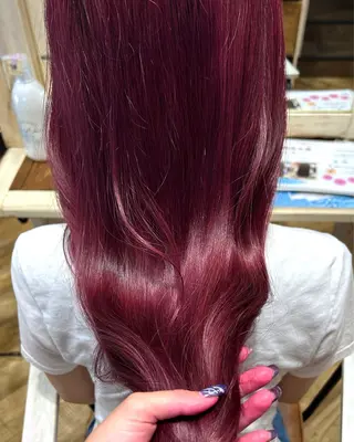 カラー 横山ダブルカラー ハイライト透明感カラのヘアスタイル