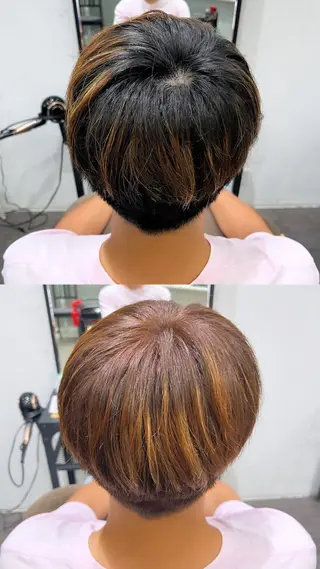 ショート カラー パーマ メンズ cocotte 💟草間紫音💟のヘアスタイル