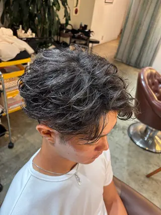 パーマ メンズ 🌀メンズパーマ🌀 平川海夢のヘアスタイル