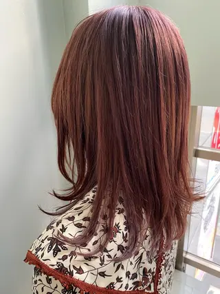 ミディアム TOMOKO 髪質改善💫縮毛矯正のヘアスタイル