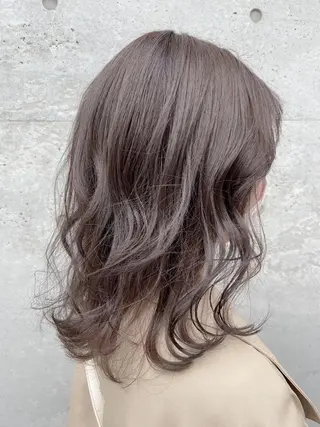 ミディアム カラー 【透明感、艶髪】西村 有司のヘアスタイル