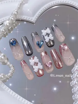 ネイル 3Dアートネイル💗 都築レナのネイルデザイン