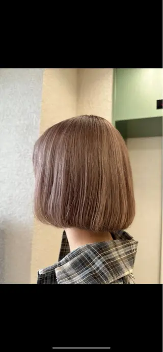 ショート カラー 艶髪 黄金比みくのヘアスタイル