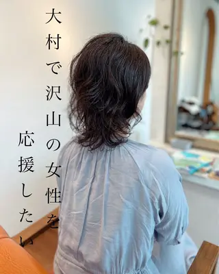 ショート ナチュラルオーブン 大村店🍀深松孝枝のヘアスタイル