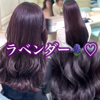 ロング カラー 透明感カラー/ ななみのヘアスタイル