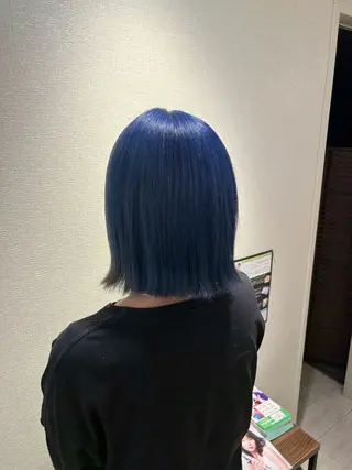 ミディアム カラー 大長 広菜のヘアスタイル