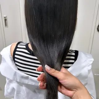 セミロング 横浜美容室/透明感 カラー/レイヤーのヘアスタイル
