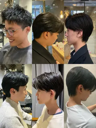 ショート メンズ 藤崎百道メンズカット Zina/森井唯央のヘアスタイル