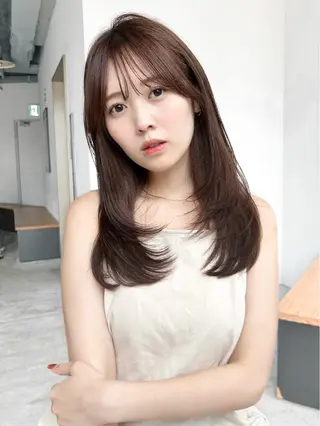 ミディアム 🧸レイヤー/ 池袋/あいり　🤎のヘアスタイル