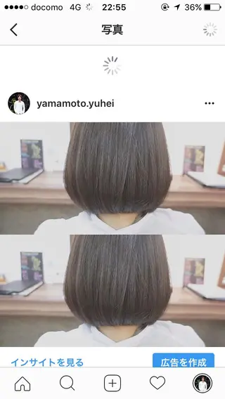 ショート カラー 🟦髪質改善6年 💊YAMAMOTOのヘアスタイル