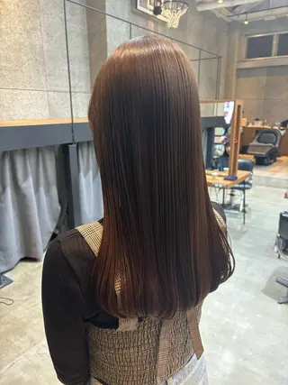 ロング カラー パーマ ヘアアレンジ 押切 響 のヘアスタイル